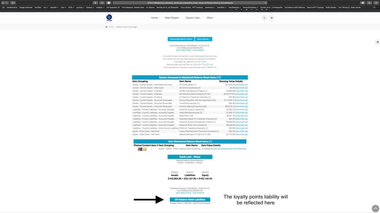 Loyalty Points Program Now Tracks Actual Cash Value | Adilas