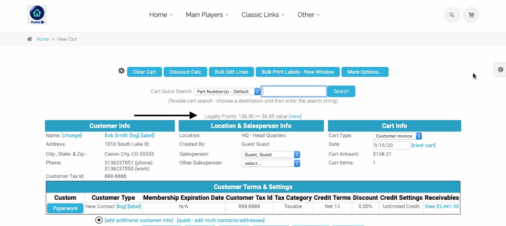 Loyalty Points Program Now Tracks Actual Cash Value | Adilas